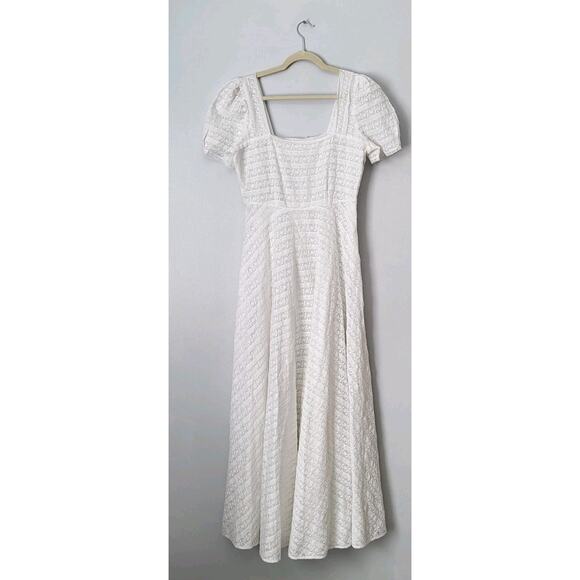 NWT $795 Loveshackfancy Ivory Ryan Scalloped Embroidered Ball Gown Dress… - Picture 15 of 16